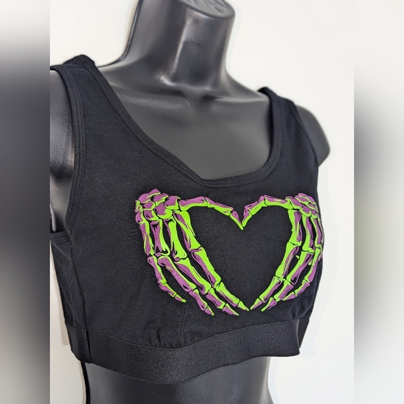 Torrid Skeleton Heart Bralette - Picture 2 of 9